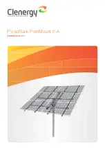 Preview for 1 page of Clenergy PV-ezRack PostMount 6-A Installation Manual