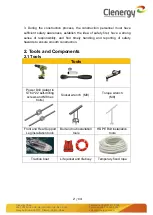 Preview for 3 page of Clenergy PV-ezRack SolarFloating I Installation Manual