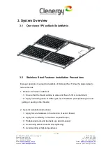 Preview for 4 page of Clenergy PV-ezRack SolarMatrix Installation Manual