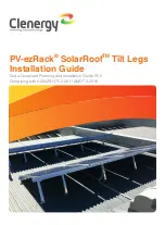 Clenergy PV-ezRack SolarRoof ER-TL-10/15 Installation Manual предпросмотр