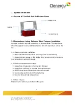 Preview for 4 page of Clenergy PV-ezRack SolarRoof IS-SR265/111 Installation Manual