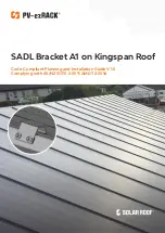 Preview for 1 page of Clenergy PV-ezRack SolarRoof SADL Bracket A1 Manual