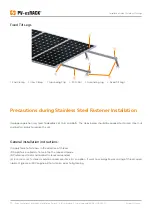 Предварительный просмотр 18 страницы Clenergy PV-ezRack SolarRoof Planning And Installation Manual