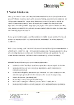 Preview for 2 page of Clenergy PV-ezRack SolarTerrace Eco with TM Rail Installation Manual