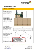 Preview for 9 page of Clenergy PV-ezRack SolarTerrace Eco with TM Rail Installation Manual