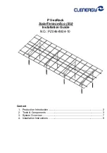 Clenergy PV-ezRack SolarTerrace Eco Installation Manual предпросмотр