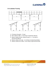 Предварительный просмотр 8 страницы Clenergy PV-ezRack SolarTerrace Eco Installation Manual