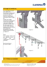 Предварительный просмотр 14 страницы Clenergy PV-ezRack SolarTerrace Eco Installation Manual