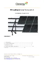 Clenergy PV-ezRack SolarTerrace III-A Installation Manual preview