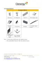 Предварительный просмотр 4 страницы Clenergy PV-ezRack SolarTerrace III-A Installation Manual