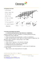 Предварительный просмотр 5 страницы Clenergy PV-ezRack SolarTerrace III-A Installation Manual