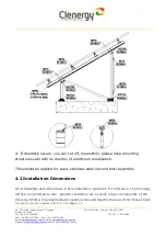 Предварительный просмотр 6 страницы Clenergy PV-ezRack SolarTerrace III-A Installation Manual