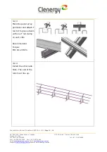 Предварительный просмотр 13 страницы Clenergy PV-ezRack SolarTerrace III-A Installation Manual