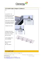 Предварительный просмотр 14 страницы Clenergy PV-ezRack SolarTerrace III-A Installation Manual