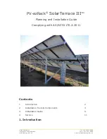 Clenergy PV-ezRack SolarTerrace III Planning And Installation Manual preview