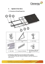 Предварительный просмотр 4 страницы Clenergy PV-ezRack SolarTripod Lite Installation Manual