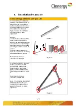 Предварительный просмотр 7 страницы Clenergy PV-ezRack SolarTripod Lite Installation Manual