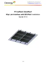 Clenergy V-ezRack SolarRoof Installation Manual preview