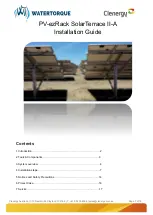 Clenergy WATERTORQUE PV-ezRack SolarTerrace II-A Installation Manual preview