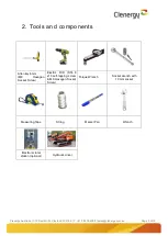 Preview for 3 page of Clenergy WATERTORQUE PV-ezRack SolarTerrace II-A Installation Manual