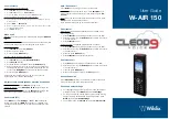 Preview for 1 page of Cleod9 Wildix W-AIR 150 User Manual