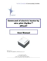 Preview for 1 page of Cleode ZigBee ZPILOT User Manual