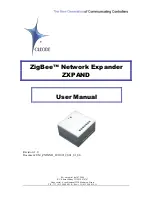 Предварительный просмотр 1 страницы Cleode ZXPAND User Manual