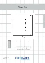 Preview for 1 page of CLEOPATRA Steam One 9018 70 10 Instructions For Use/Assembly Instructions