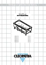 Предварительный просмотр 1 страницы CLEOPATRA WellPool  Square 410 Manual