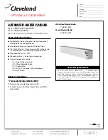 Cleveland AWC1 Specifications preview