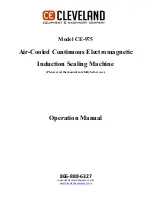 Cleveland CE-975 Operation Manual предпросмотр