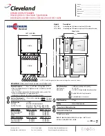 Предварительный просмотр 4 страницы Cleveland Convotherm OEB-6.10 Specification Sheet