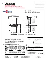 Предварительный просмотр 5 страницы Cleveland Convotherm OEB-6.10 Specification Sheet