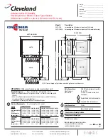 Предварительный просмотр 8 страницы Cleveland Convotherm OEB-6.10 Specification Sheet