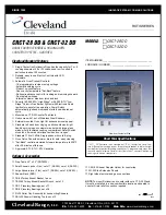 Cleveland CRCT-28 DD Specifications предпросмотр