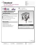 Предварительный просмотр 1 страницы Cleveland CST 08-0B Specification Sheet