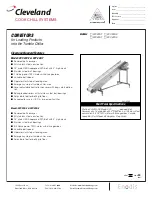 Preview for 1 page of Cleveland CVY-220-S Specifications