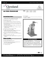 Cleveland GFB-10 Specifications preview