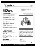 Preview for 1 page of Cleveland HA-MKDL-100-CC-T Specifications