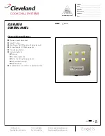 Preview for 1 page of Cleveland IW-CP Specifications