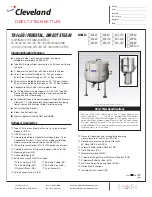 Cleveland KDL-100 Specification Sheet preview