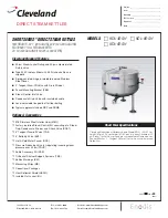 Cleveland KDL-40-SH Specifications preview