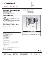 Cleveland KDL-40-TSH Specifications предпросмотр