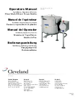 Preview for 1 page of Cleveland KDL Operator'S Manual