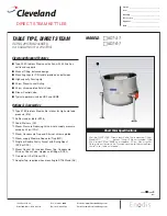 Cleveland KDT-3-T Specifications preview