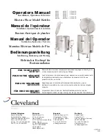 Preview for 1 page of Cleveland KEL-100 Operator'S Manual