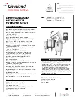 Предварительный просмотр 1 страницы Cleveland MKDL-100-CC-T Specifications