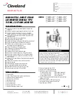 Cleveland MKDL-100-T Specifications предпросмотр