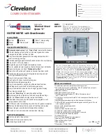 Предварительный просмотр 1 страницы Cleveland OEB-10.20 Product Manual