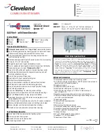 Preview for 1 page of Cleveland OGB-6.10 Specifications